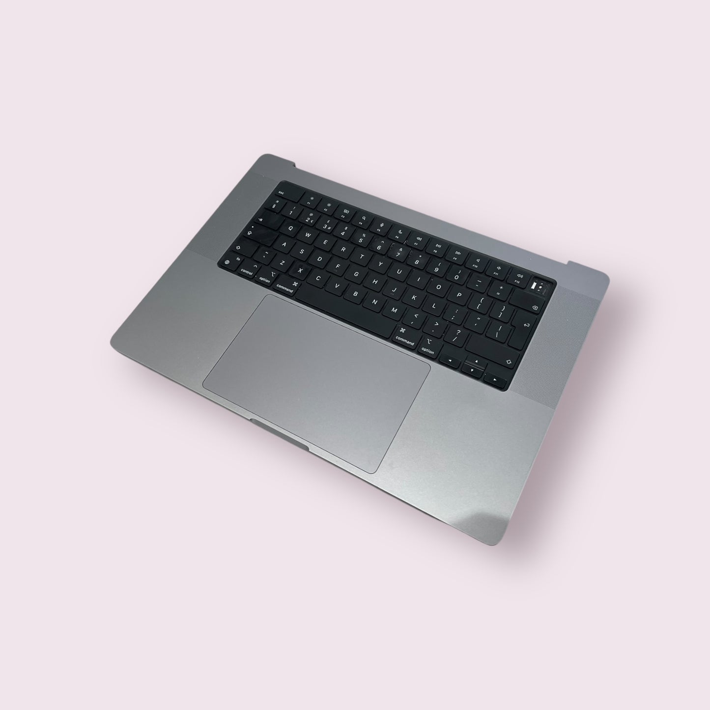 Palmrest UK keyboard for Apple MacBook Pro A2485 16" 2021 M1 With Touchpad Space Grey - Genuine Pull Part