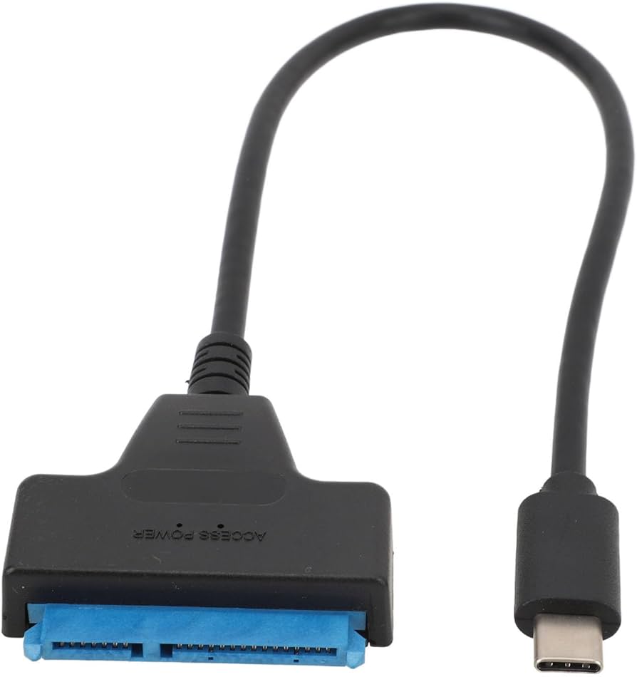 SATA To USB 3.0/Type-C Cable Up To 6 Gbps For 2.5 Inch External HDD SSD Hard Drive SATA 3 22 Pin Adapter