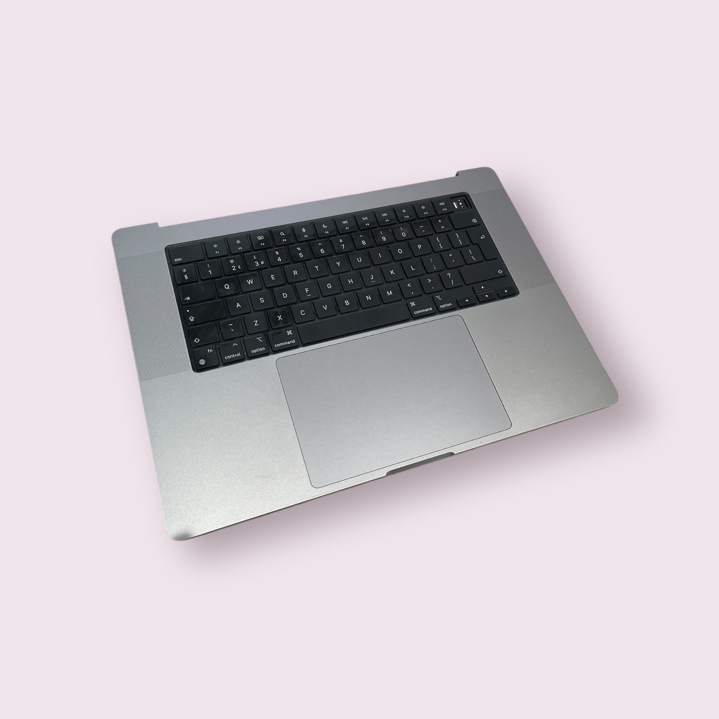 Palmrest UK keyboard for Apple MacBook Pro A2485 16" 2021 M1 With Touchpad Space Grey - Genuine Pull Part