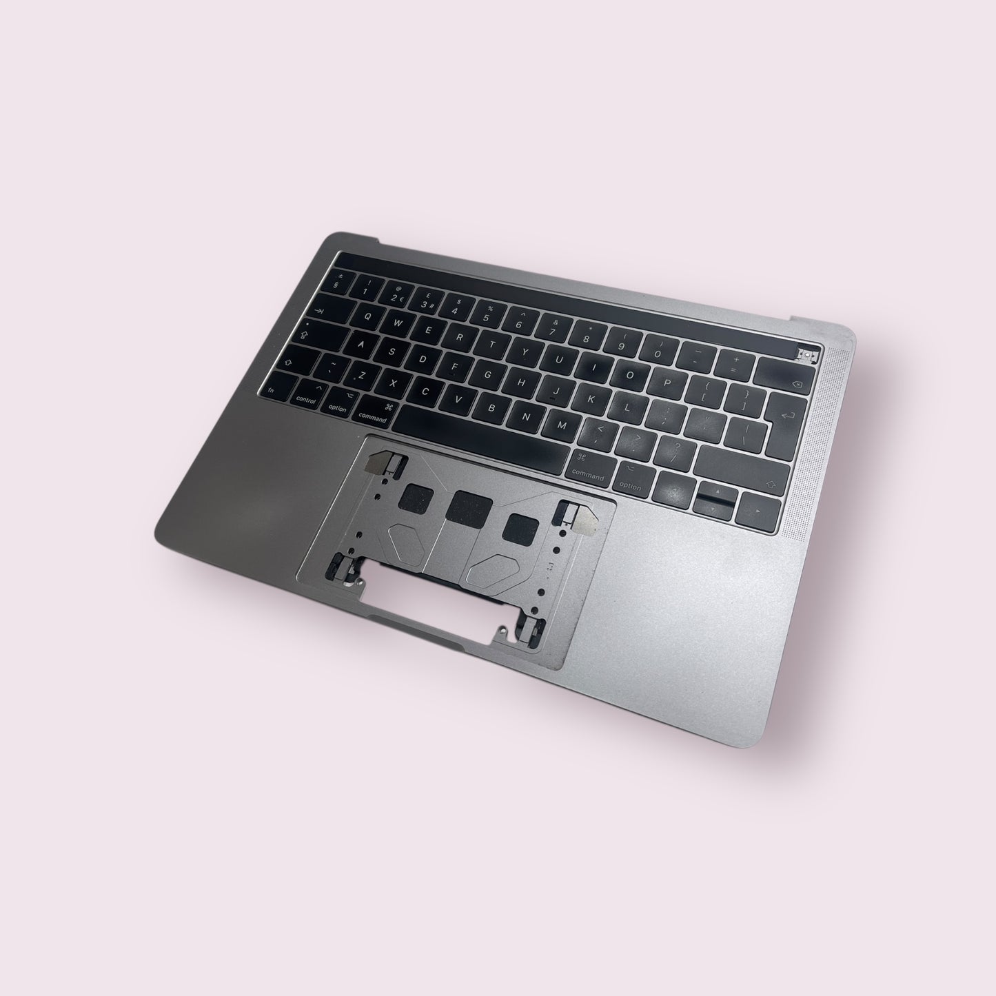 Palmrest UK keyboard for Apple MacBook Pro A1706 13.3" 2016 2017 with touchbar Space Grey - Genuine Pull Part