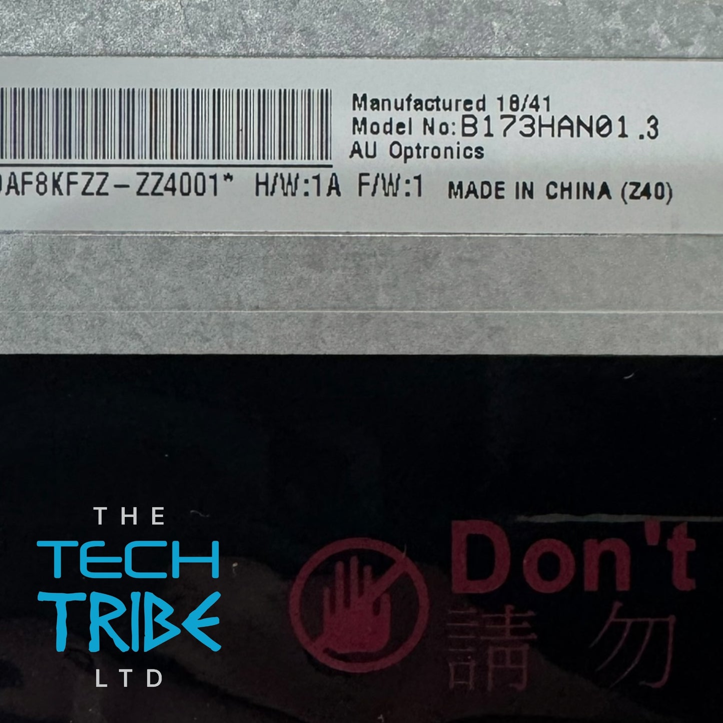17.3" Laptop LCD Screen Display LVDS Panel B173HAN01.3 - Genuine Pull Part