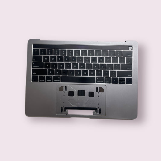 Palmrest UK keyboard for Apple MacBook Pro A1989 13.3" 2019with touchbar Space Grey - Genuine Pull Part