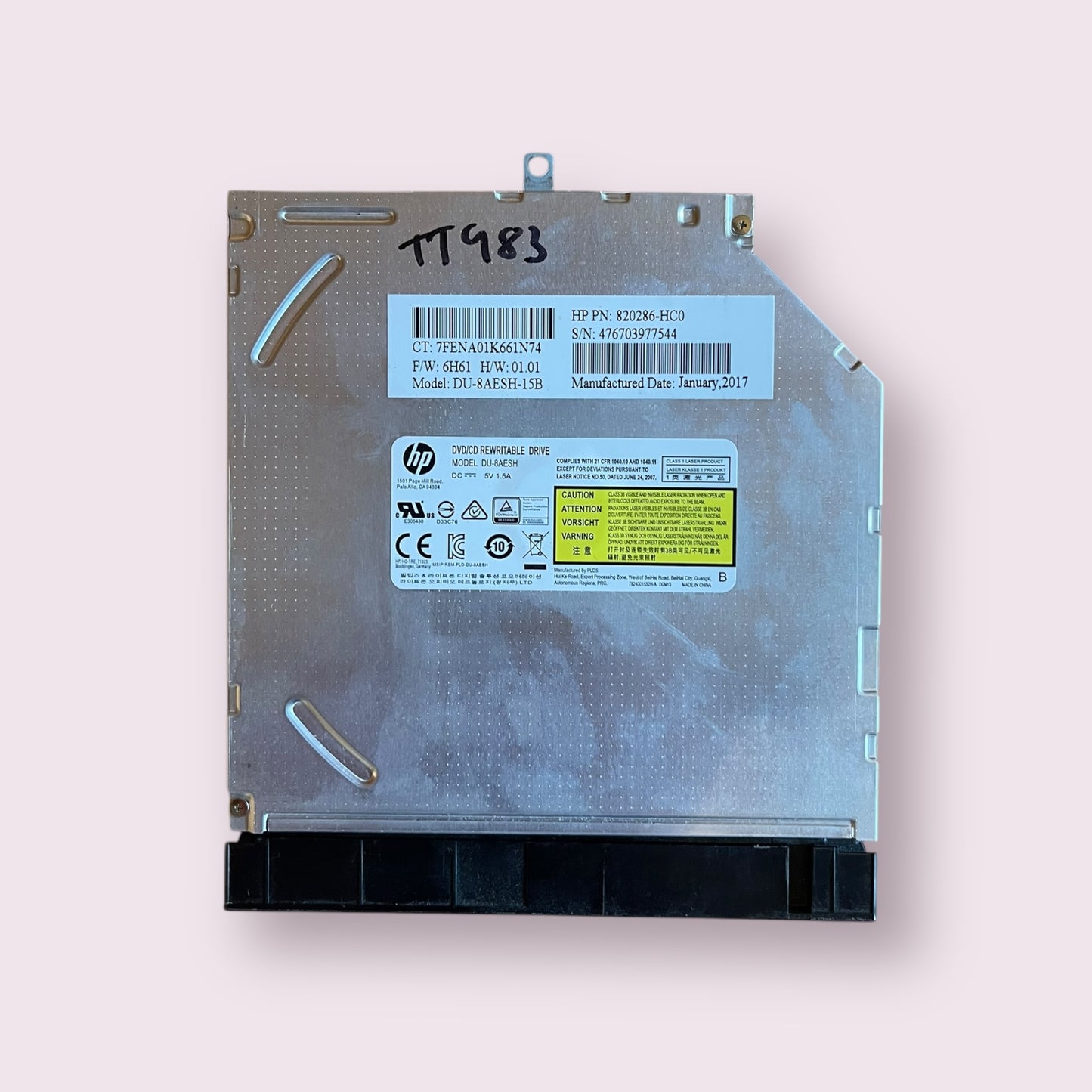 HP 15-BA054sa 15.6" CD DVD Drive DU-8AESH - Genuine Pulled Part