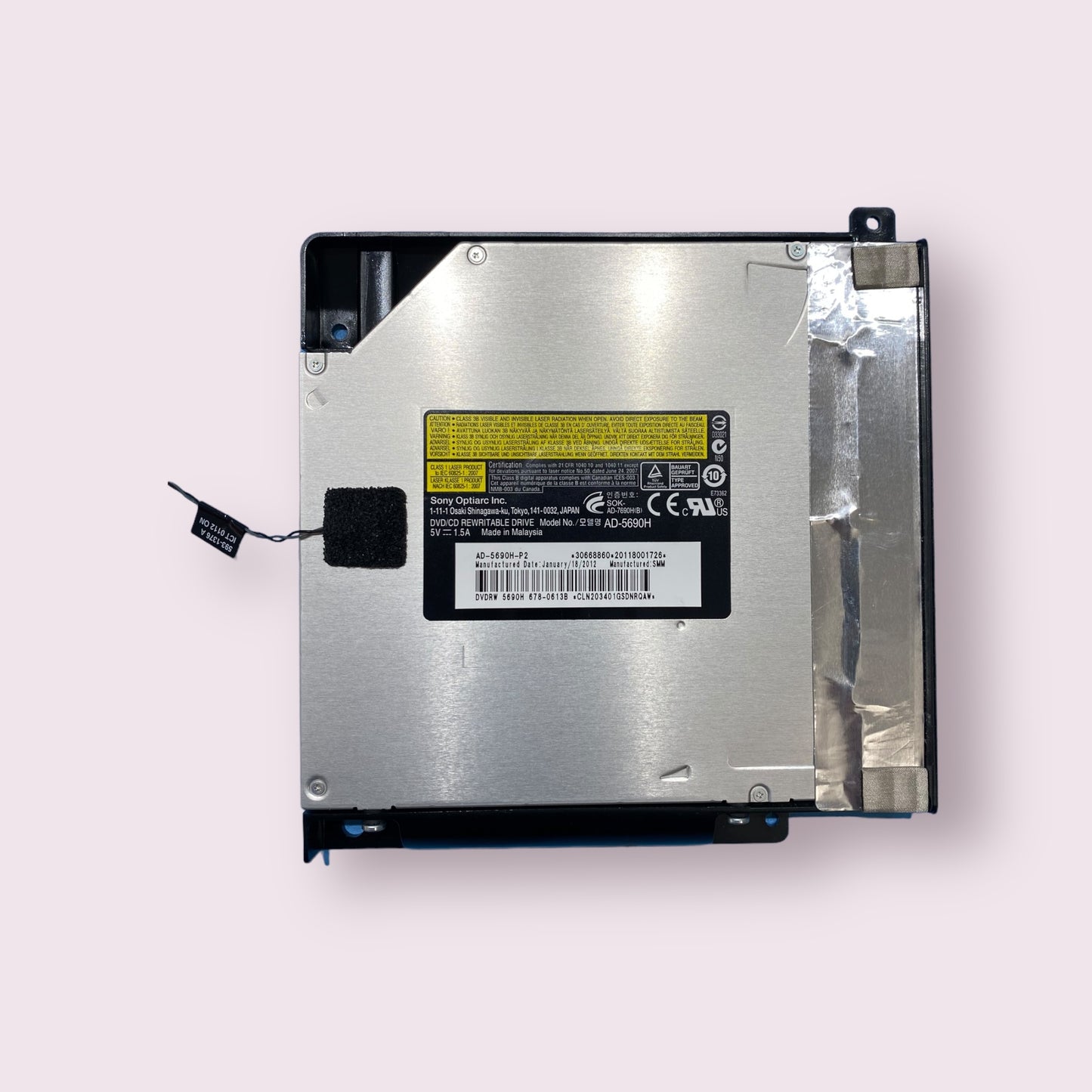 Apple iMac 21.5" 27" DVDRW AD-5690H multi dvd rewriter A1312 A1311 - Genuine Pull Part