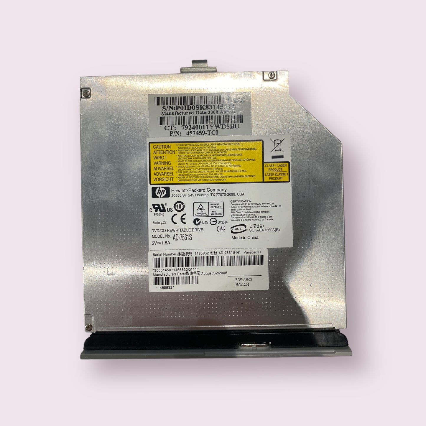 USED Generic Internal Laptop CD DVD Disc Drive Universal DU-8A5HH GT31L - Genuine Pull Part