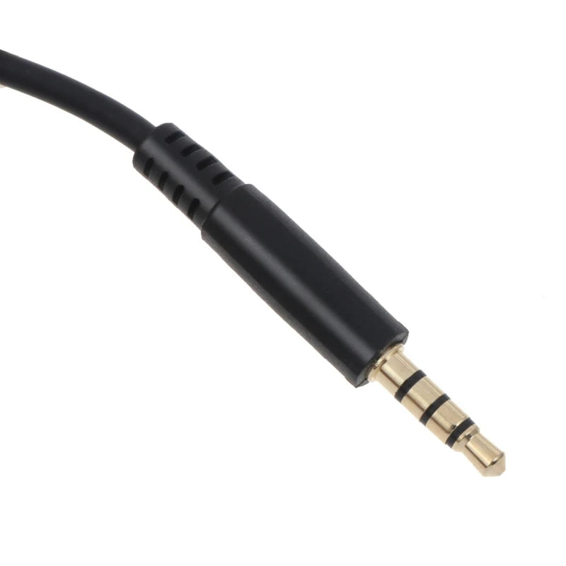 Universal 3.5mm Plug Cable forCloud II Revolver S Headphone Gold-Plated Plug Wire