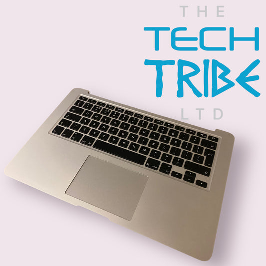 Palmrest UK keyboard for Apple MacBook Air 13" A1466 2013 2014 2015 2017 with trackpad Silver - Genuine Pull Part