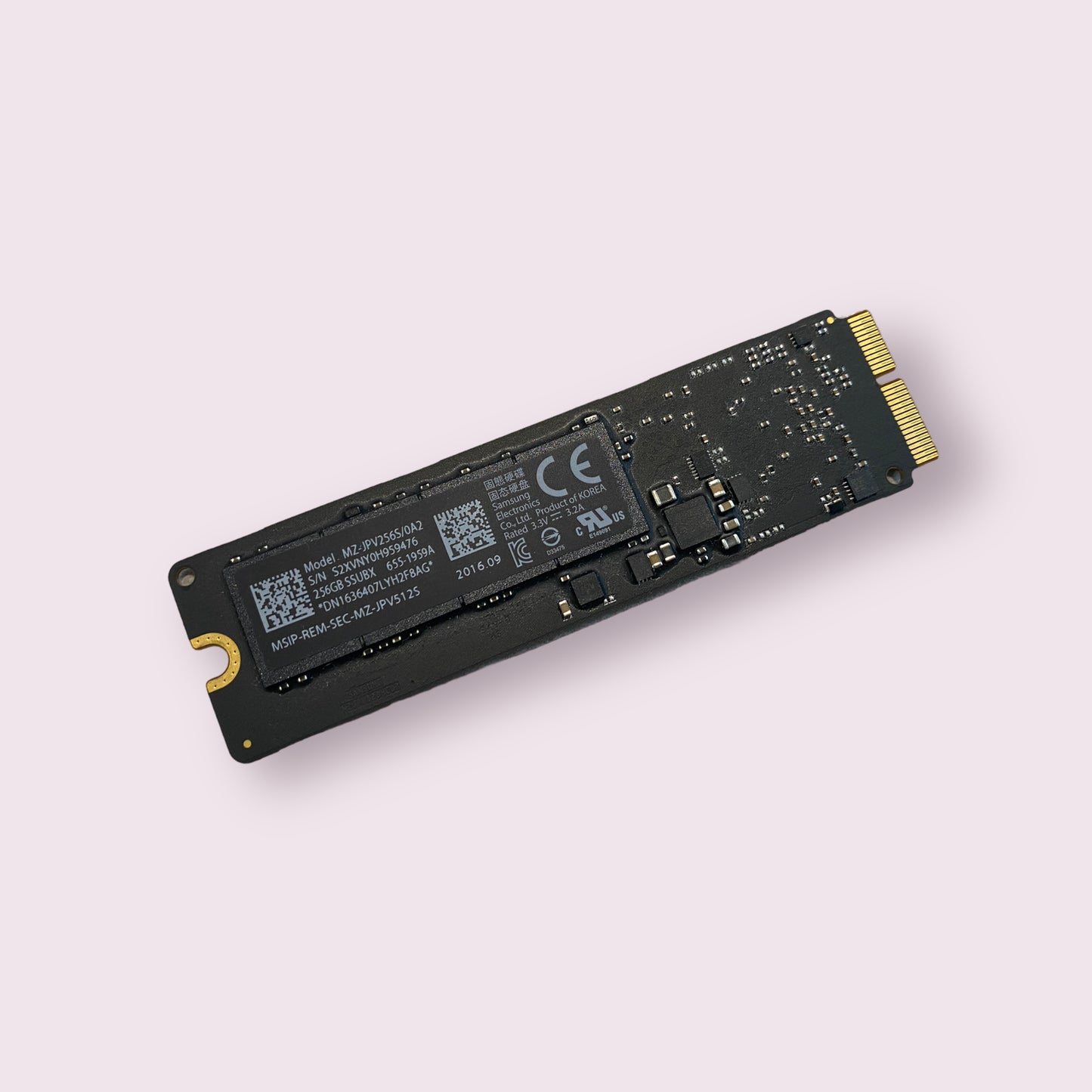 MacBook Air Pro 13" 15" 2013 2014 2015 2016 A1466 A1502 A1398 256GB SSD - Genuine Pull Part