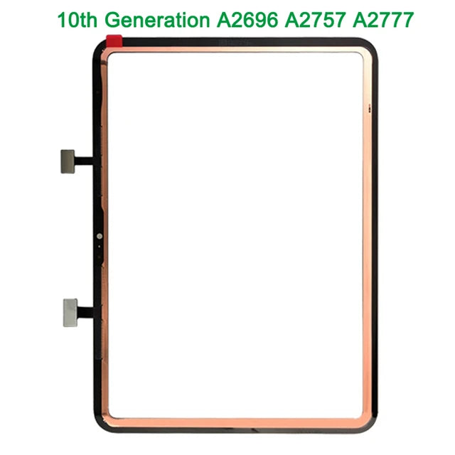 For Apple iPad 10 10th gen generation 10.9” A2696 A2757 A2777 Outer Glass touch Screen digitiser Panel