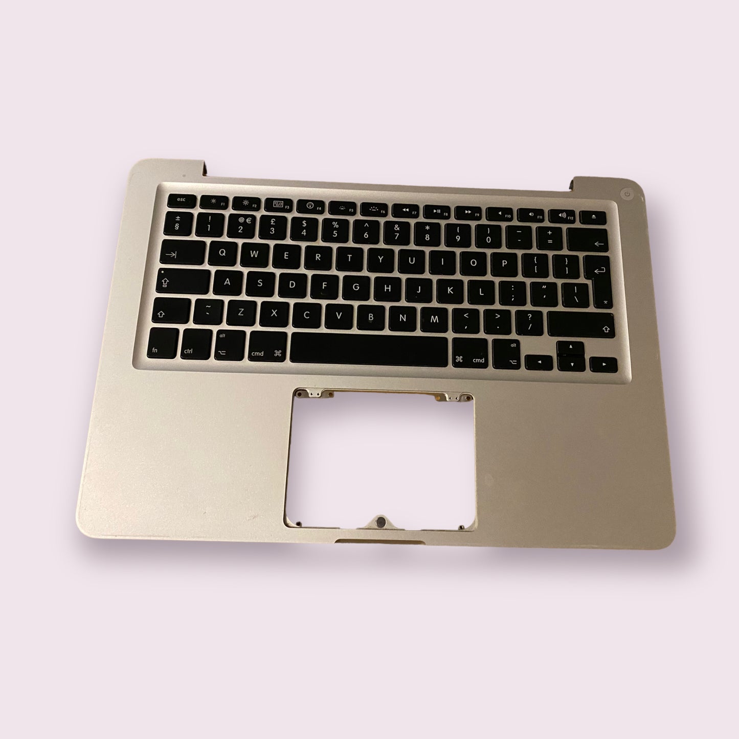 MacBook Pro 13" 2009 2010 A1278 Palmrest Keyboard Assembly Palm rest - Silver - Genuine Pull Part