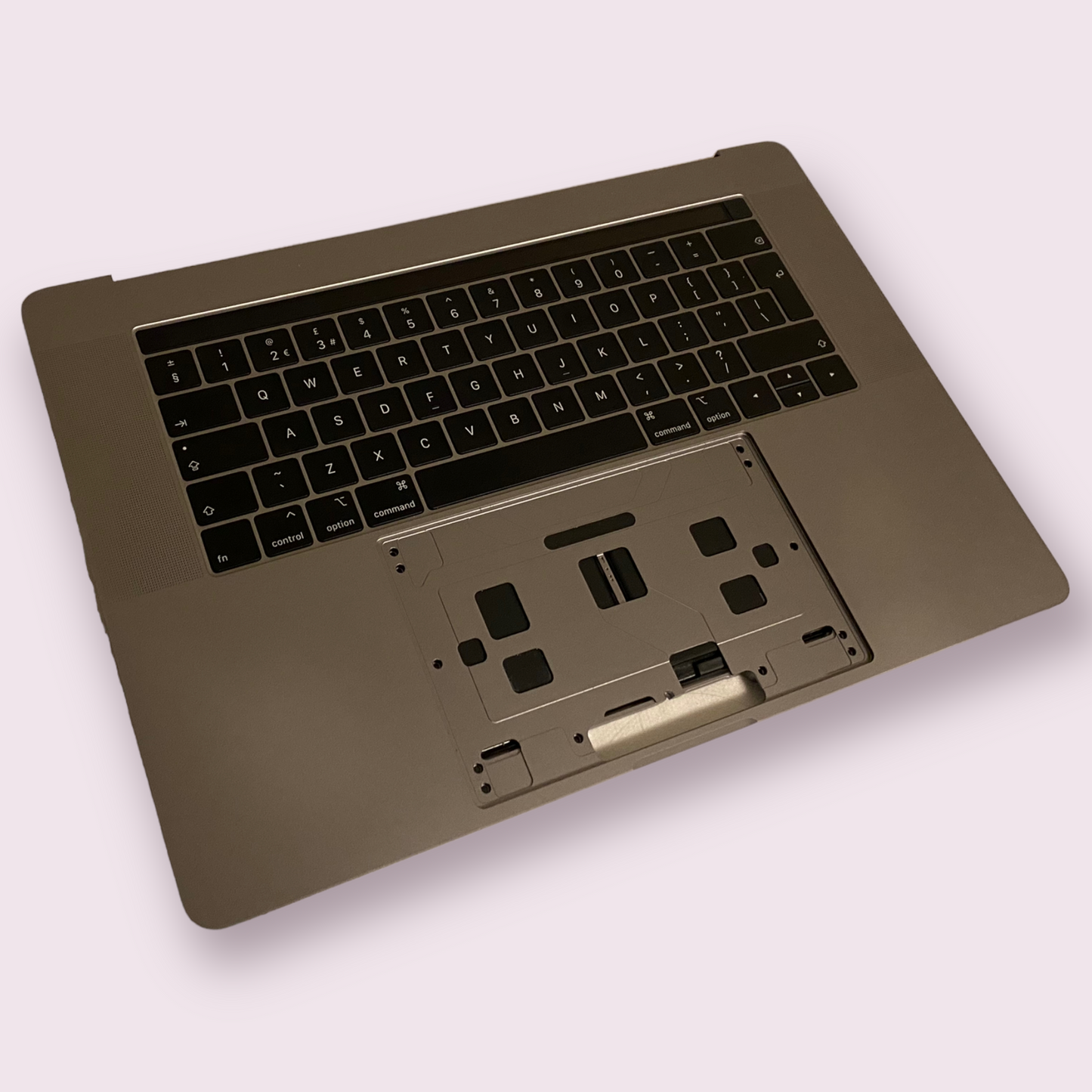 Palmrest UK keyboard for Apple MacBook Pro A1990 15" 2018 Space Grey - Genuine Pull Part