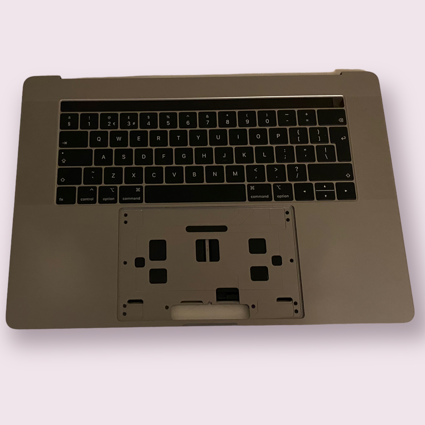 Palmrest UK keyboard for Apple MacBook Pro A1990 15" 2018 Space Grey - Genuine Pull Part