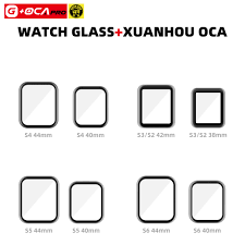 Premium G+OCA pro Apple Watch Series 4/5/6/SE 44mm Front Glass Screen Replacement Outer Panel With OCA