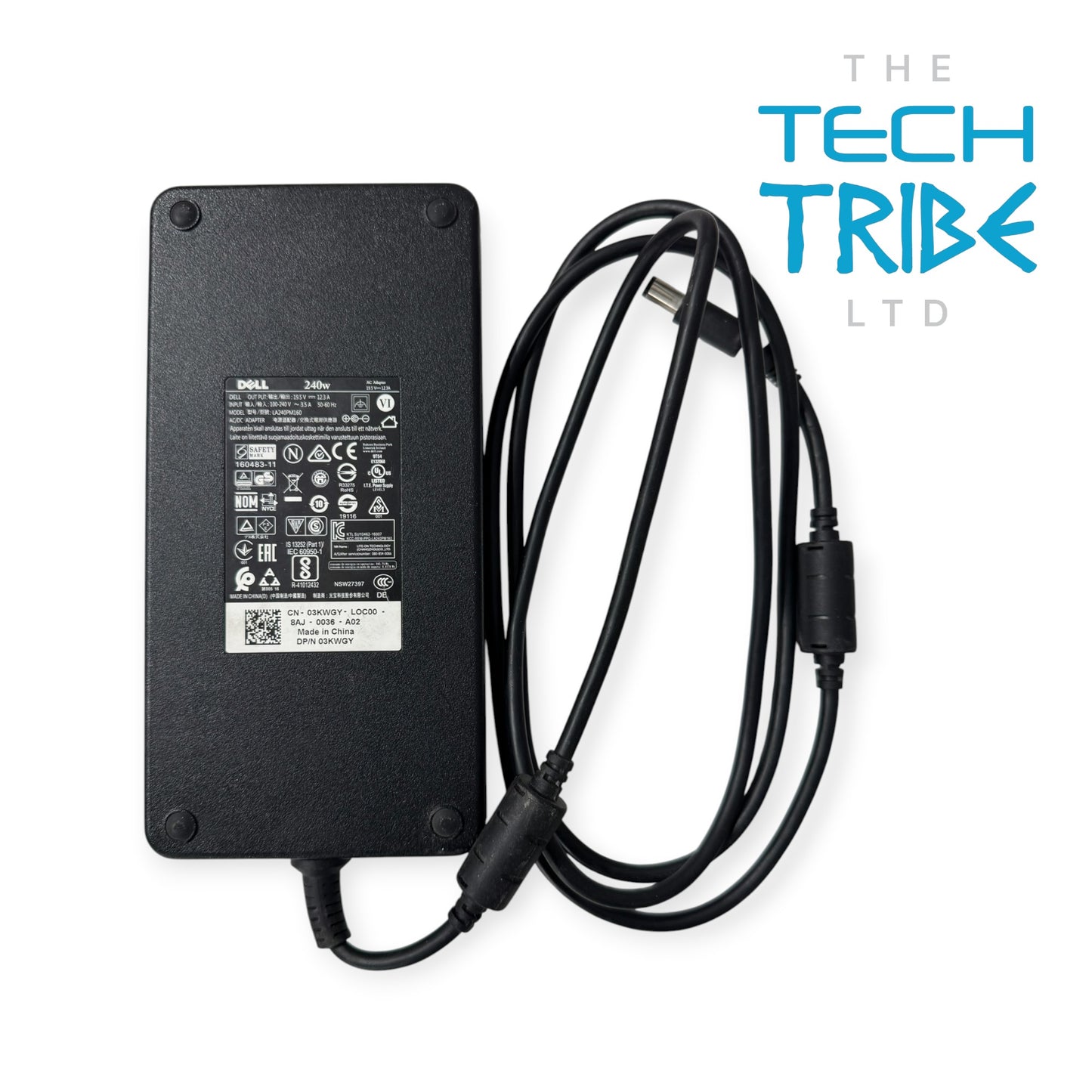 Dell Alienware 17 R5 P31E002 Genuine Dell 240W Laptop Battery Charger Power Cable LA240PM160 - Genuine Used Part
