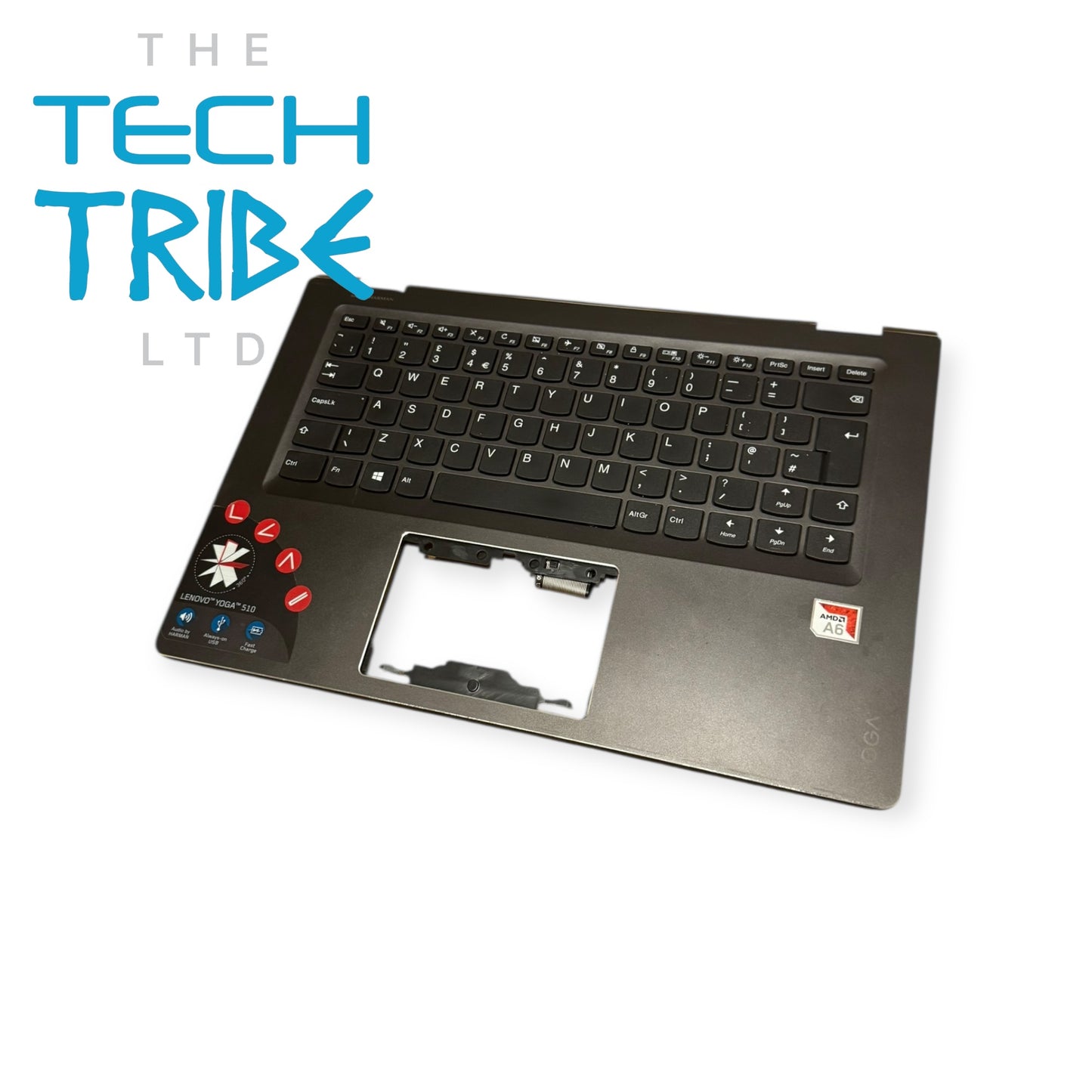 Lenovo YOGA 510-14AST Laptop Palmrest top case replacement 2fa1je000d00 - Grade B - Genuine Pull Part