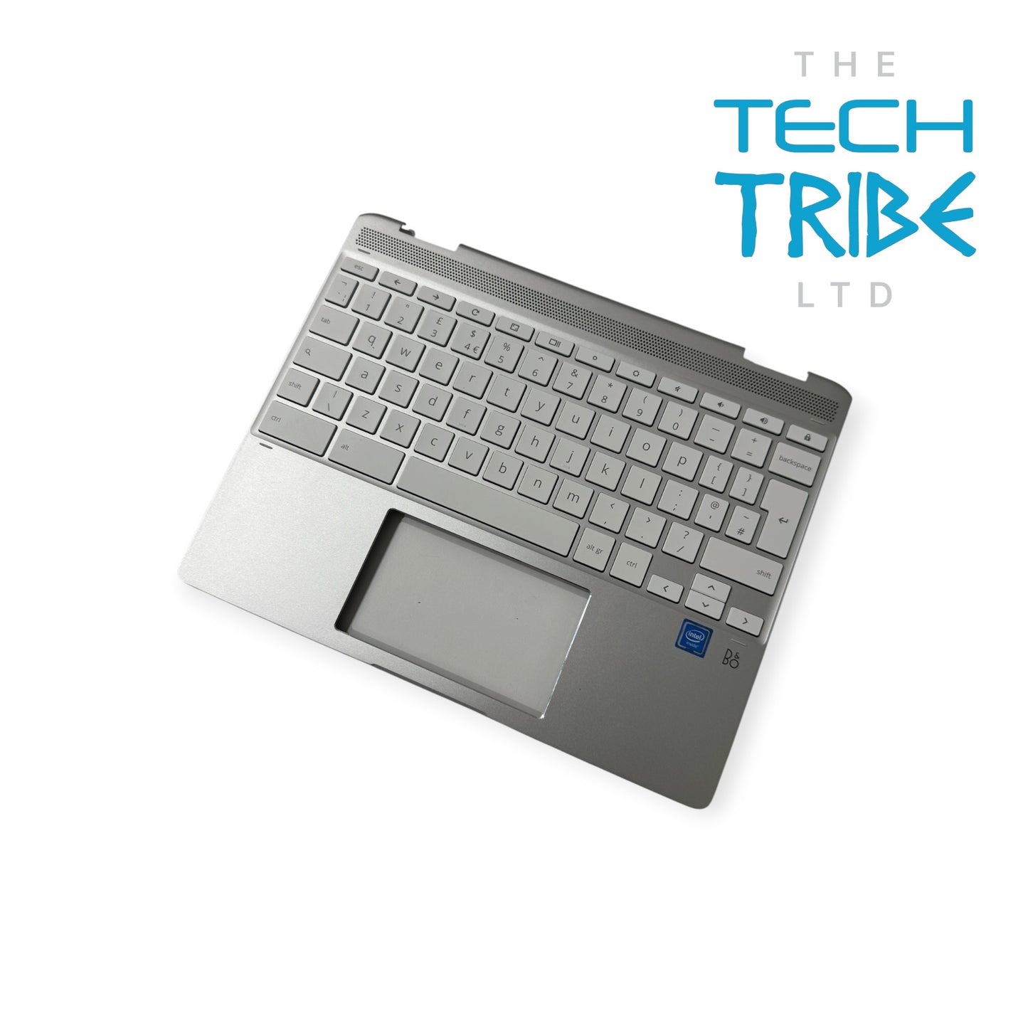 HP ChromeBook 12b-ca0500sa Laptop Keyboard Palmrest top case replacement - Grade B - Genuine Pull Part
