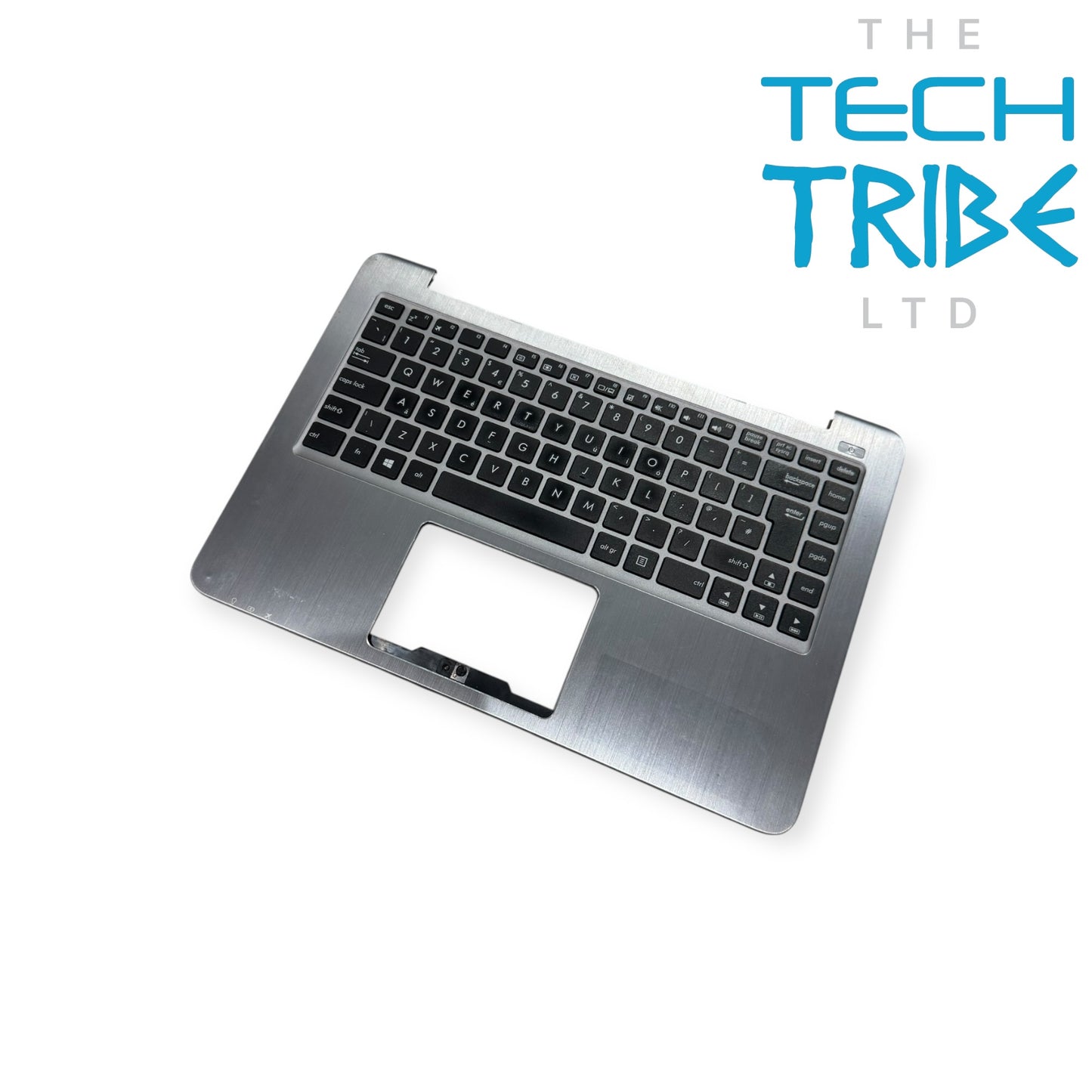 ASUS VivoBook L403N Laptop Keyboard Palmrest top case replacement Silver - Grade B - Genuine Pull Part