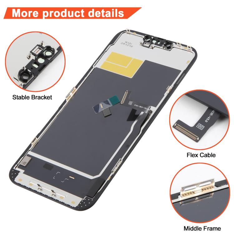 DD For Apple iPhone 13 Pro Max Replacement Soft OLED Display LCD Touch Screen assembly Digitizer