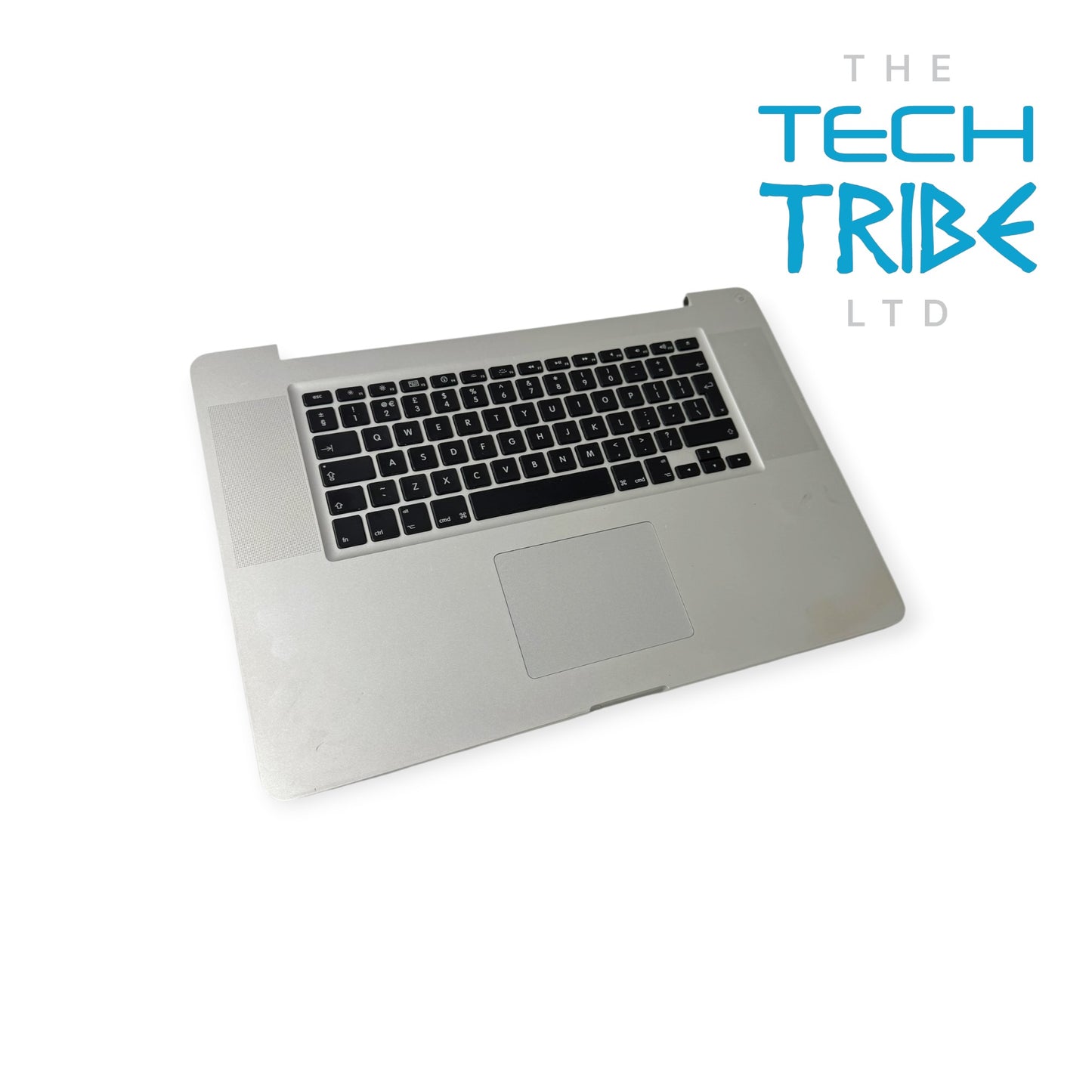 Macbook Pro 17" 2010 A1297 Palmrest Keyboard Assembly Palm rest - Silver - Genuine Pull Part