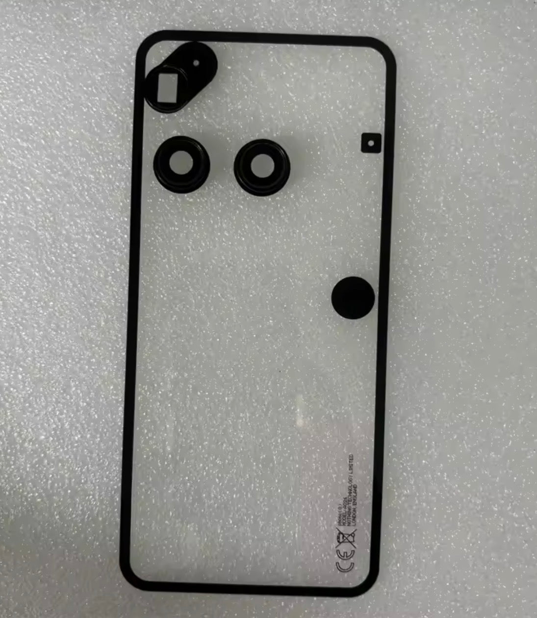 Rear Glass Battery Door For Nothing Phone 3 A024 Back Housing Cover Camera Lens