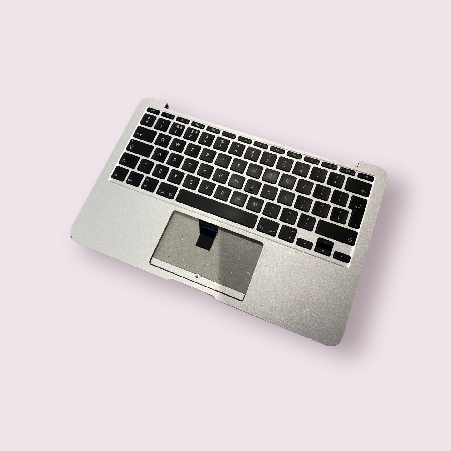 Macbook Air 11" A1465 2013 2015 2017 Palmrest Keyboard Assembly Palm rest - Silver - Genuine Pull Part