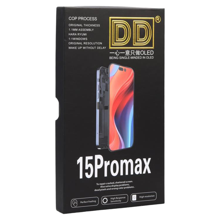 DD For Apple iPhone 15 Pro Max Replacement Soft OLED Display Touch Screen assembly Digitizer