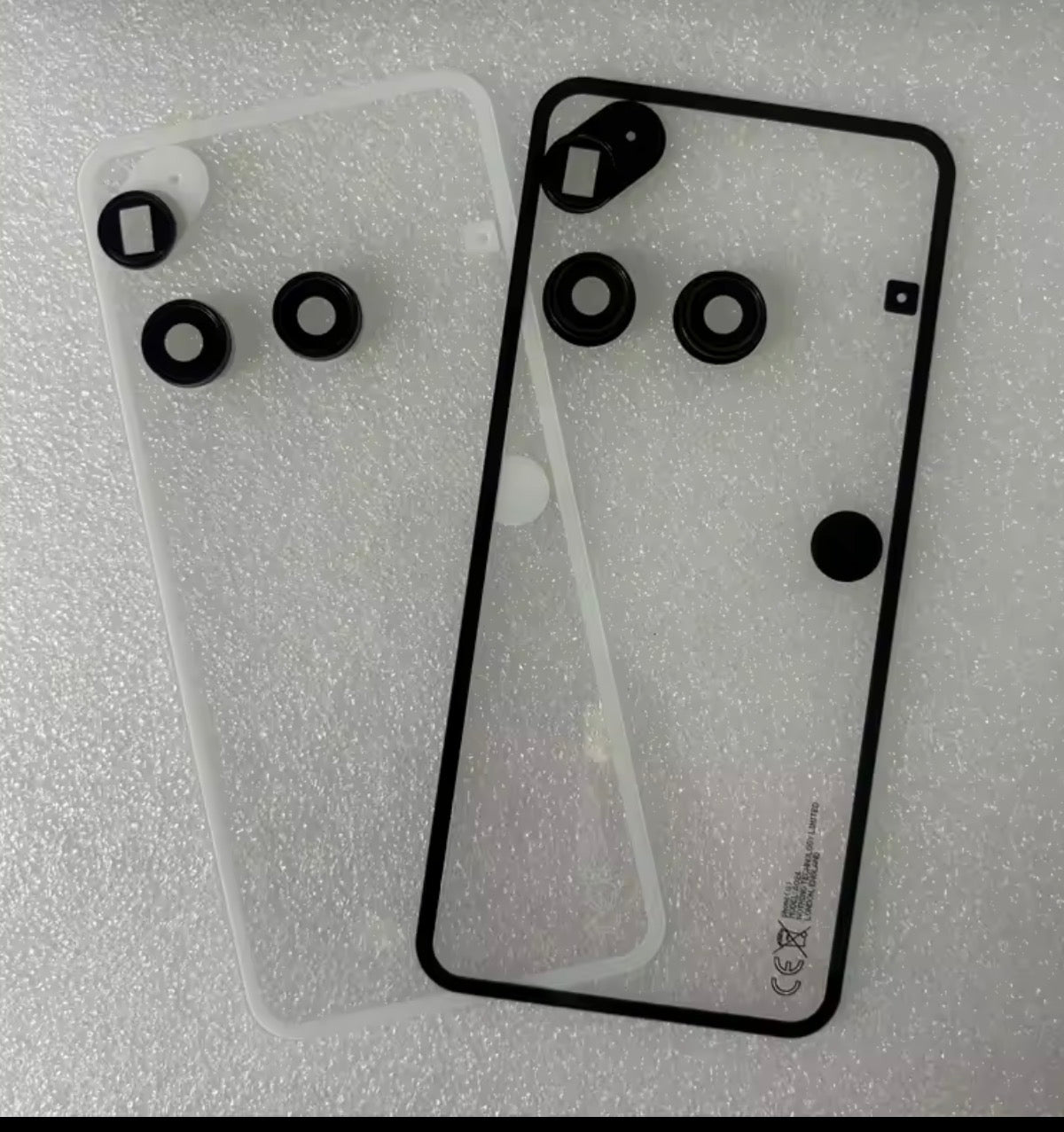 Rear Glass Battery Door For Nothing Phone 3 A024 Back Housing Cover Camera Lens