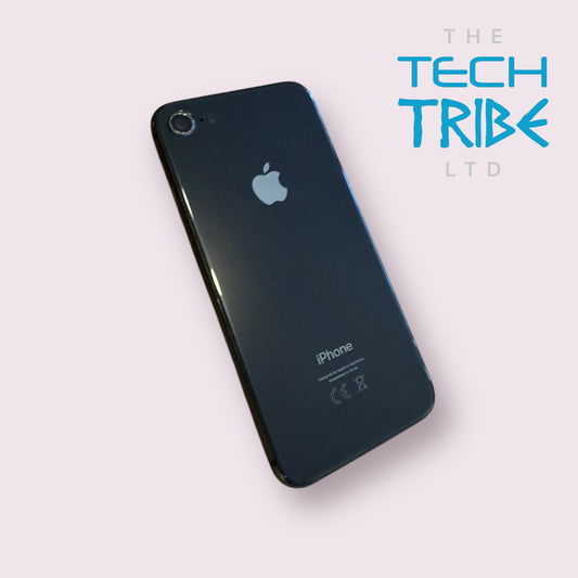 Apple iPhone 8 Rear housing back cover Space Grey Black - Genuine Pull Part - Grade B