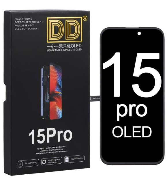 DD For Apple iPhone 15 Pro Replacement Soft OLED Display Touch Screen assembly Digitizer