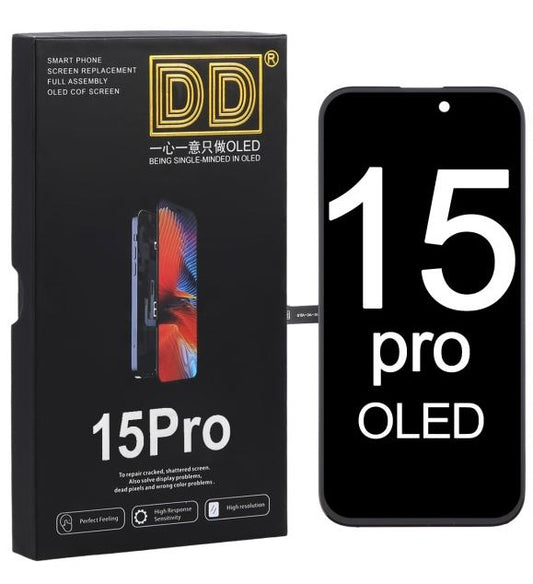 DD For Apple iPhone 15 Pro Replacement Soft OLED Display Touch Screen assembly Digitizer