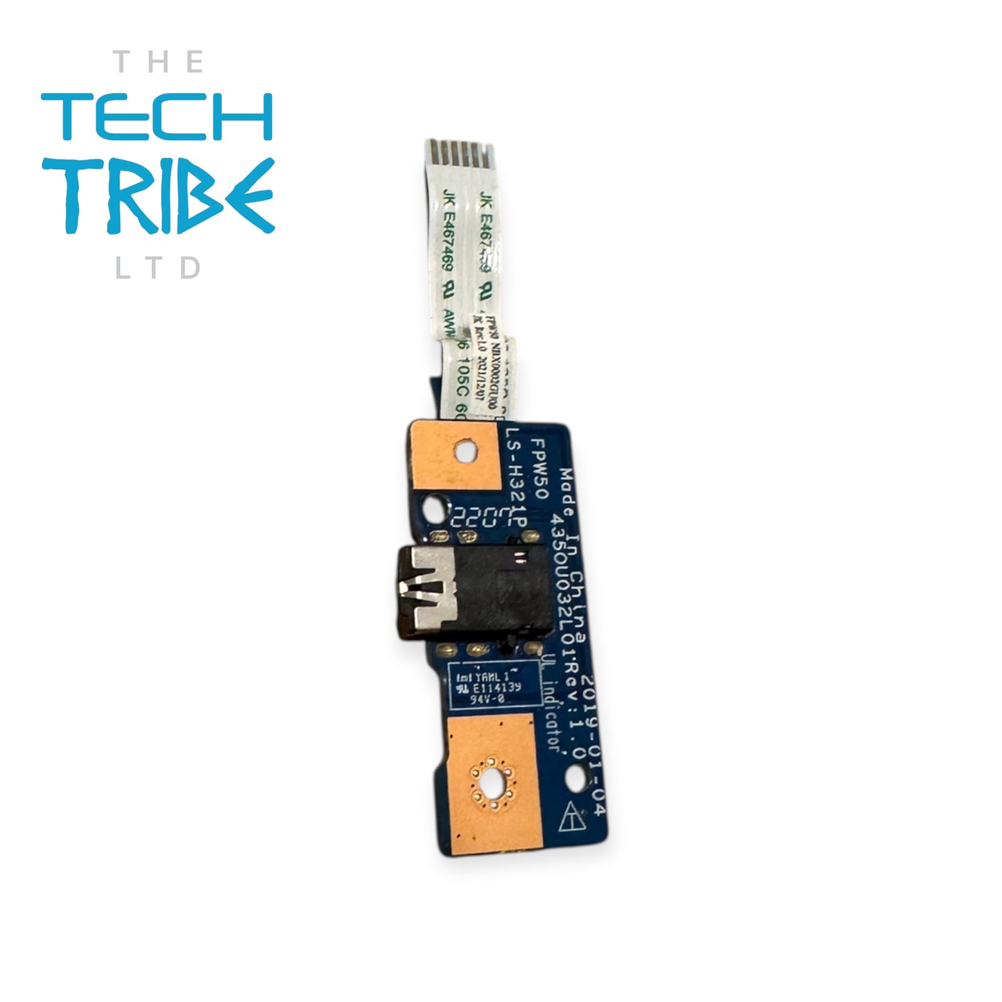 HP 250 255 G8 G9 15-DW 15-GW Aux Audio Jack Sub Board Ls-H321P 435Ou032L01 - Genuine Pull Part