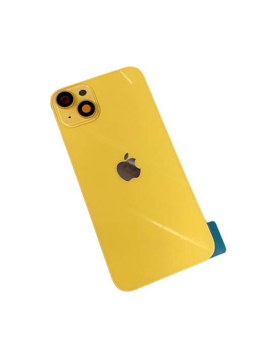 Brand New Back Cover Glass With Iron Plate Magsafe Magnetic Metal Ring Replacement For iPhone 14 Plus Rear Door Housing Repair Part