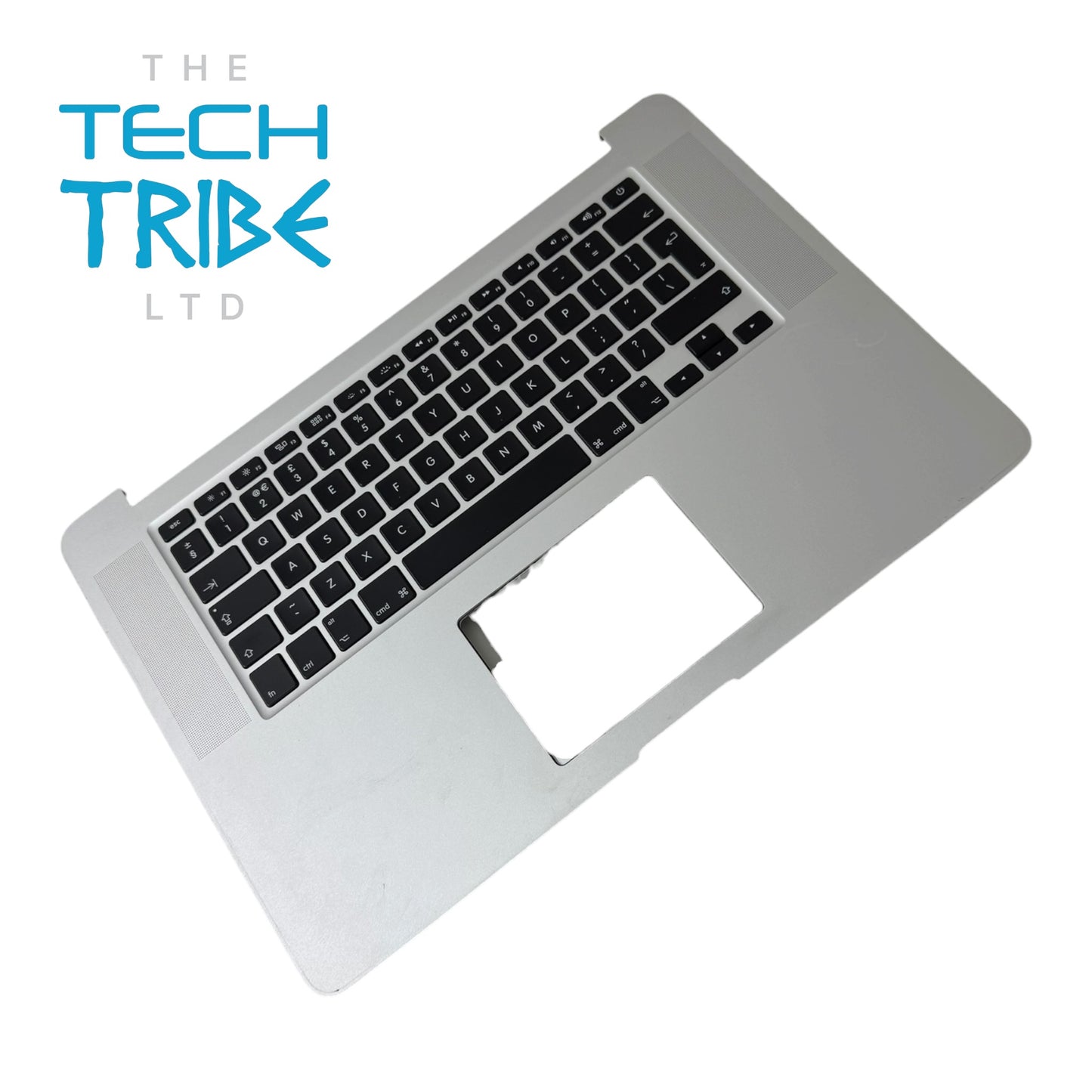 MacBook Pro Retina 15" 2013 2014 A1398 Palmrest Keyboard Assembly - Silver - Genuine Pull Part