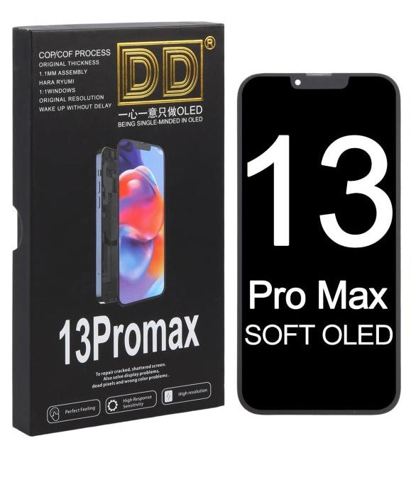 DD For Apple iPhone 13 Pro Max Replacement Soft OLED Display LCD Touch Screen assembly Digitizer