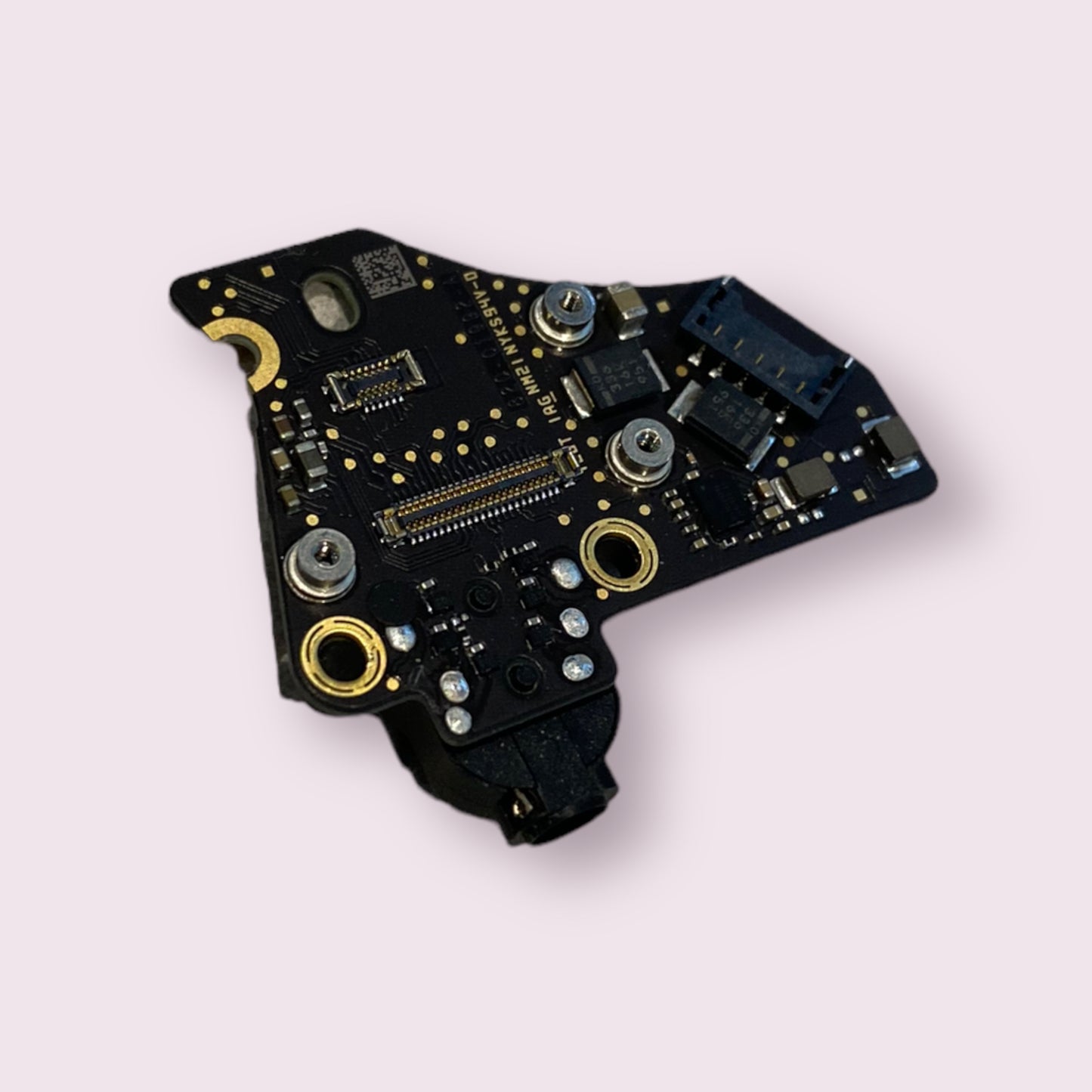 MacBook Air 13" A2179 2020 headphone jack I/O audio board 820-01992-A- Black- Genuine Pull Part