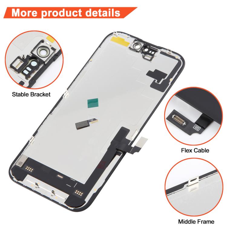 DD For Apple iPhone 16 Replacement Soft OLED Display Touch Screen assembly Digitizer