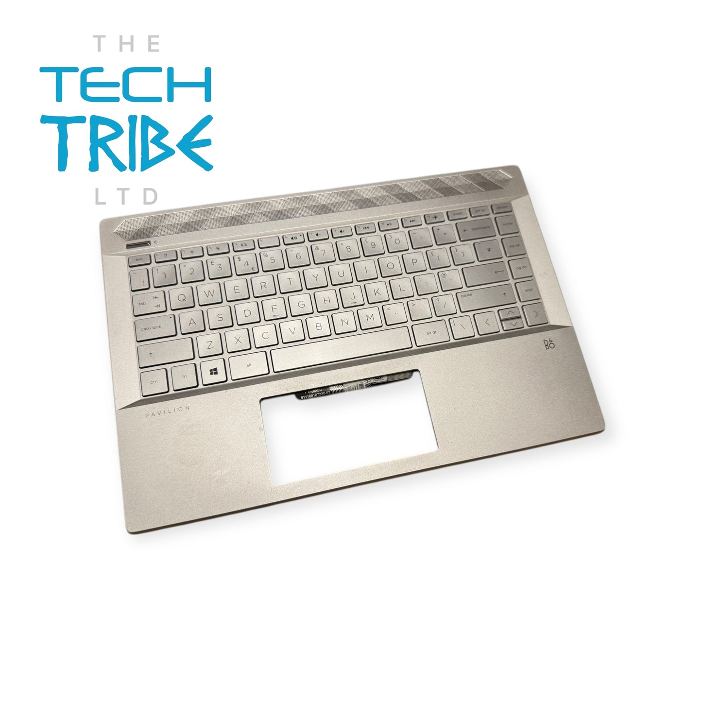 HP Pavilion 14-CE ce0507na Laptop Keyboard Palmrest top case replacement Silver - Grade B - Genuine Pull Part