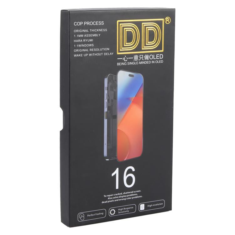 DD For Apple iPhone 16 Replacement Soft OLED Display Touch Screen assembly Digitizer