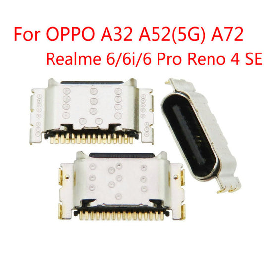 OPPO A72/A32/A52 5G Realme 6/6i/6 Pro/Reno 4 SE USB Charging Dock Port Charger Connector Type-C 16pin Plug