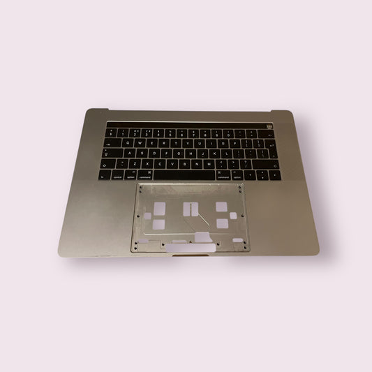 Palmrest UK keyboard for Apple MacBook Pro A1707 15" 2016 2017 Space Grey - Genuine Pull Part