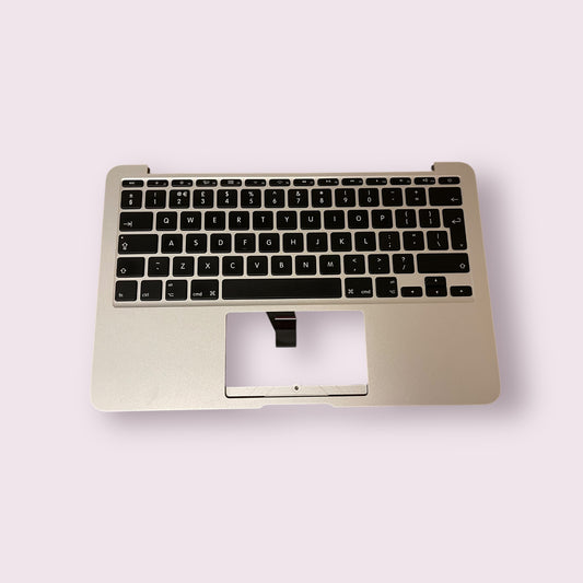 Macbook Air 11" A1370 2010 2011 2012 2013 2015 2017 Palmrest Keyboard Assembly Palm rest - Silver - Genuine Pull Part