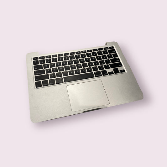 MacBook Pro Retina 13" 2015 A1502 Palmrest Keyboard, trackpad, flex Assembly - Silver - Genuine Pull Part