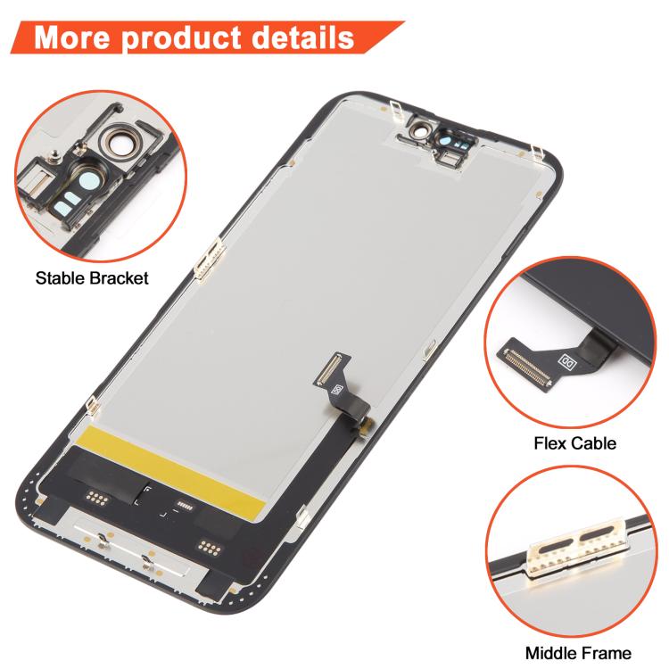 DD For Apple iPhone 15 Replacement Soft OLED Display Touch Screen assembly Digitizer