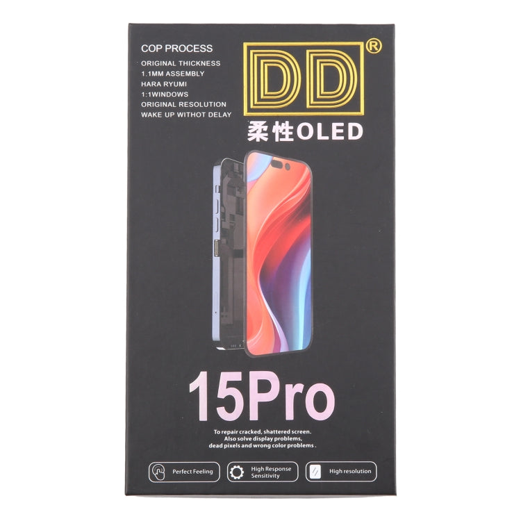 DD For Apple iPhone 15 Pro Replacement Soft OLED Display Touch Screen assembly Digitizer
