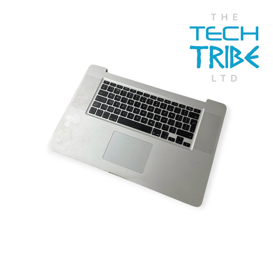 Macbook Pro 17" 2010 A1297 Palmrest Keyboard Assembly Palm rest - Silver - Genuine Pull Part