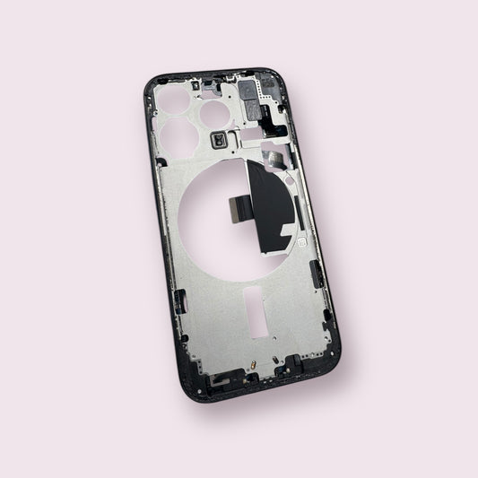 Genuine Apple iPhone 15 Pro Mid Frame Chassis Housing With Small Parts - Genuine Pull Part - Grade A