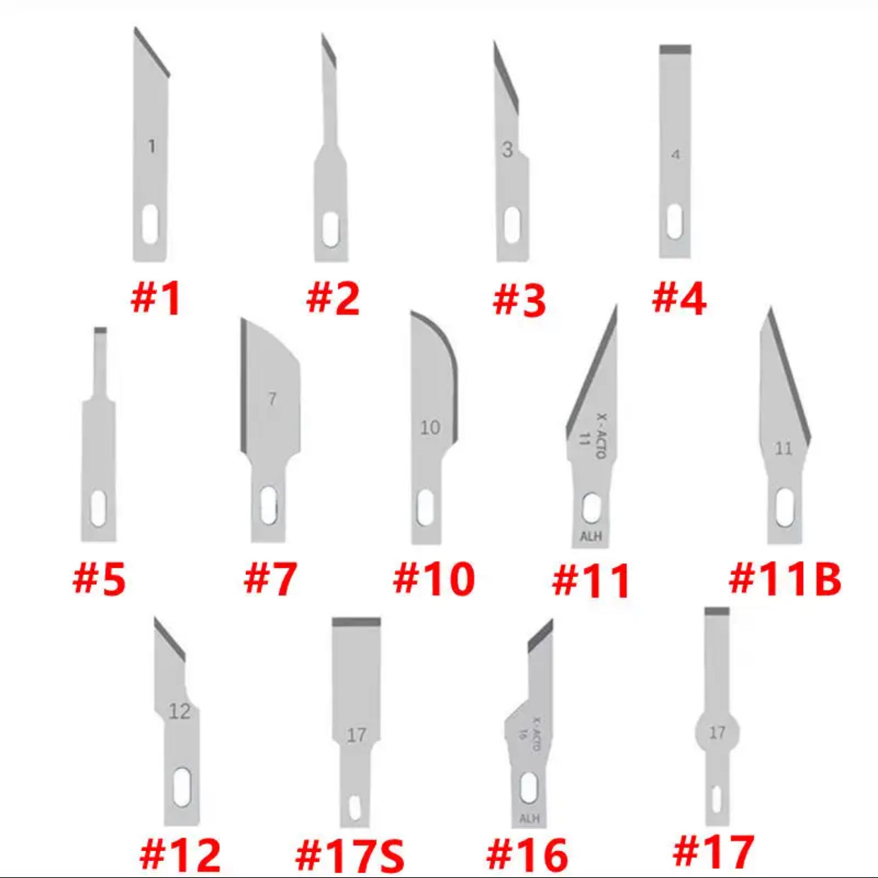 10PCS Back Glass removal Metal Scalpel Knife Blades Cutter Craft Knives for Mobile Phone PCB Repair Hand Tools Accessories Pack of 10 Blades