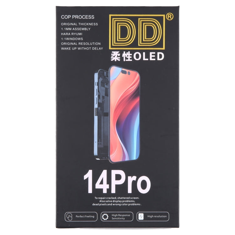 DD For Apple iPhone 14 Pro Replacement Soft OLED Display Touch Screen assembly Digitizer