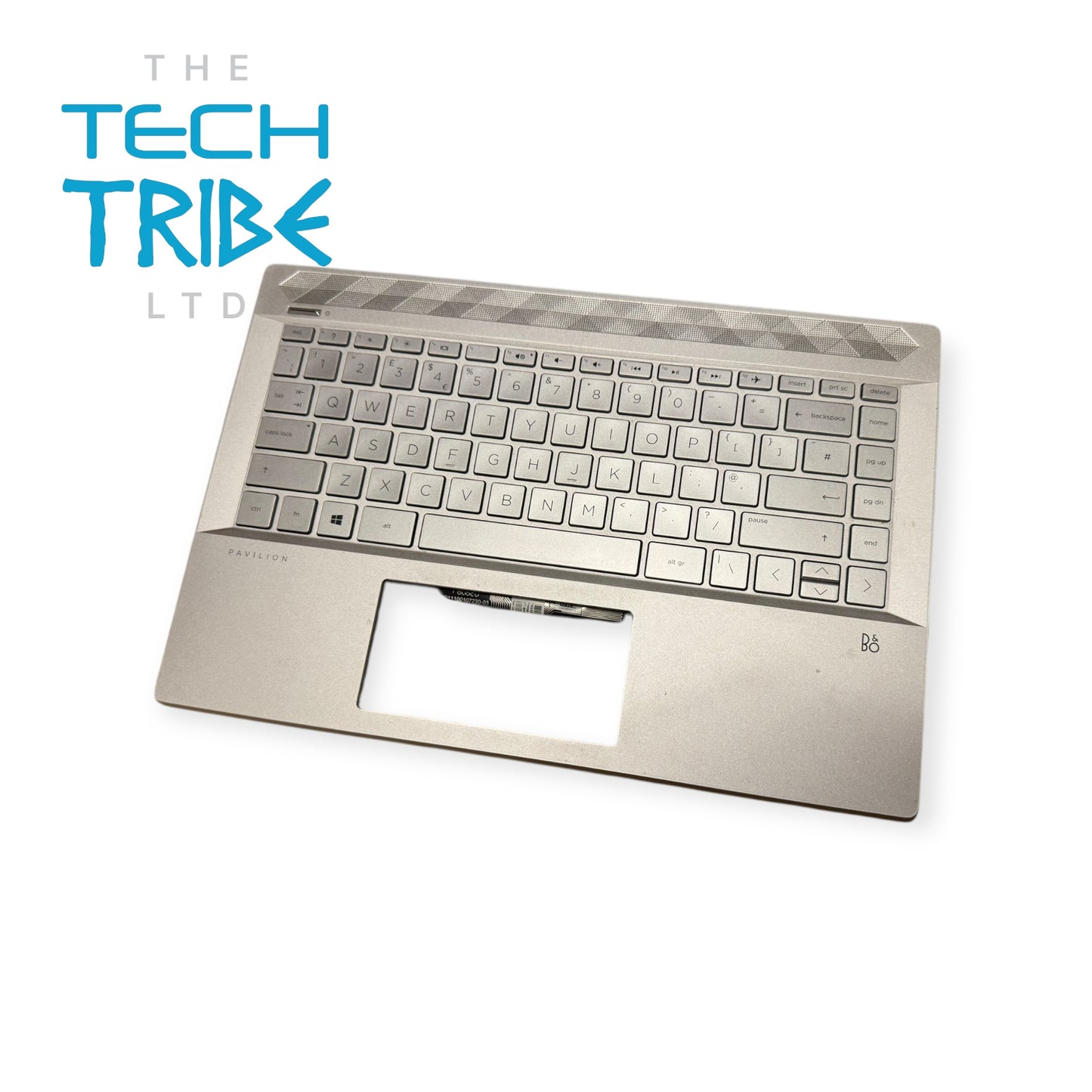 HP Pavilion 14-CE ce0507na Laptop Keyboard Palmrest top case replacement Silver - Grade B - Genuine Pull Part