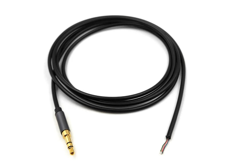 For Sennheiser AKG Beyerdynamic Audio-technica SONY Replaceable Headphone Repair Audio Cable Repair 3 Pole jack